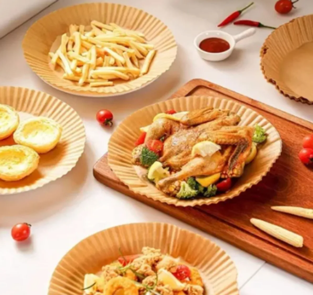 BANDEJA DE PAPEL DESECHABLE REDONDO PARA FREIDORA DE AIRE FP-A