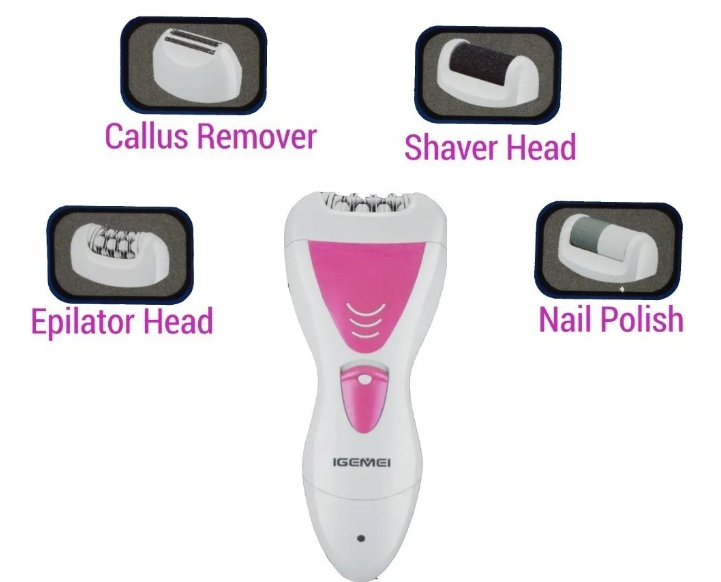 DEPILADORA PARA MUJER GEMEI 4 EN 1 GM7006