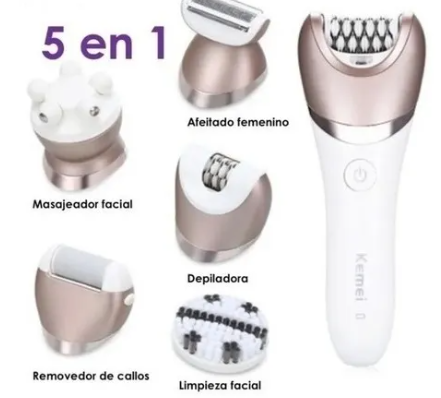 DEPILADORA PARA MUJER GEMEI 5 EN 1 GM7003
