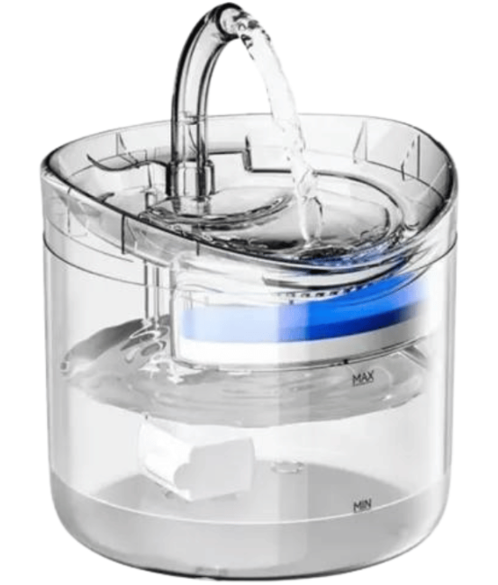 FUENTE DE GATO TRANSPARENTE JT-02